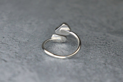 UK Size Q Welsh Sea Glass Ring