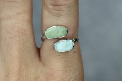 UK Size N/O Welsh Sea Glass Ring