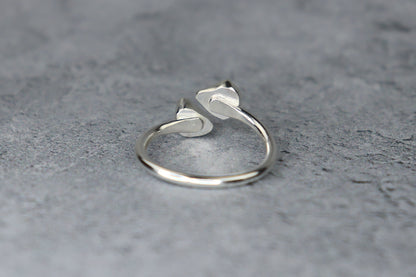 UK Size P Welsh Sea Glass Ring