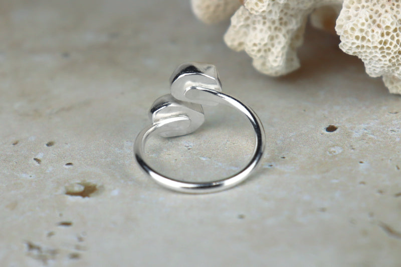 UK Size O/P Welsh Sea Glass Ring