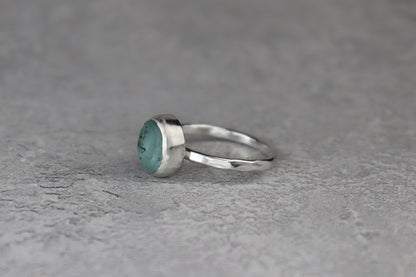 UK Size P Welsh Sea Glass Ring