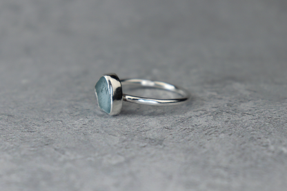 UK Size R/S Welsh Sea Glass Ring
