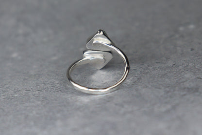 UK Size O Welsh Sea Glass Ring
