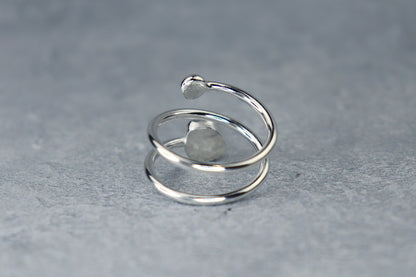 UK Size O/P Welsh Sea Glass Ring