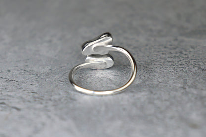 UK Size R Welsh Sea Glass Ring