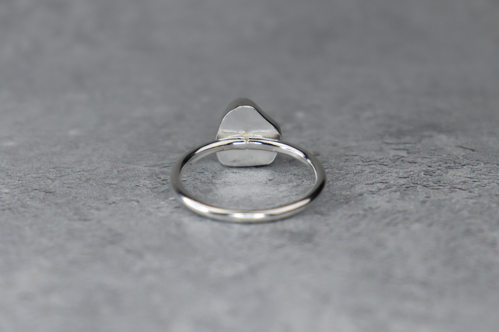 UK Size R/S Welsh Sea Glass Ring
