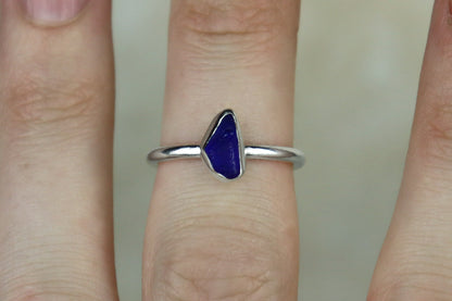 UK Size M Welsh Sea Glass Ring