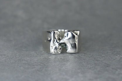 UK Size O/P Welsh Sea Glass Signet Ring
