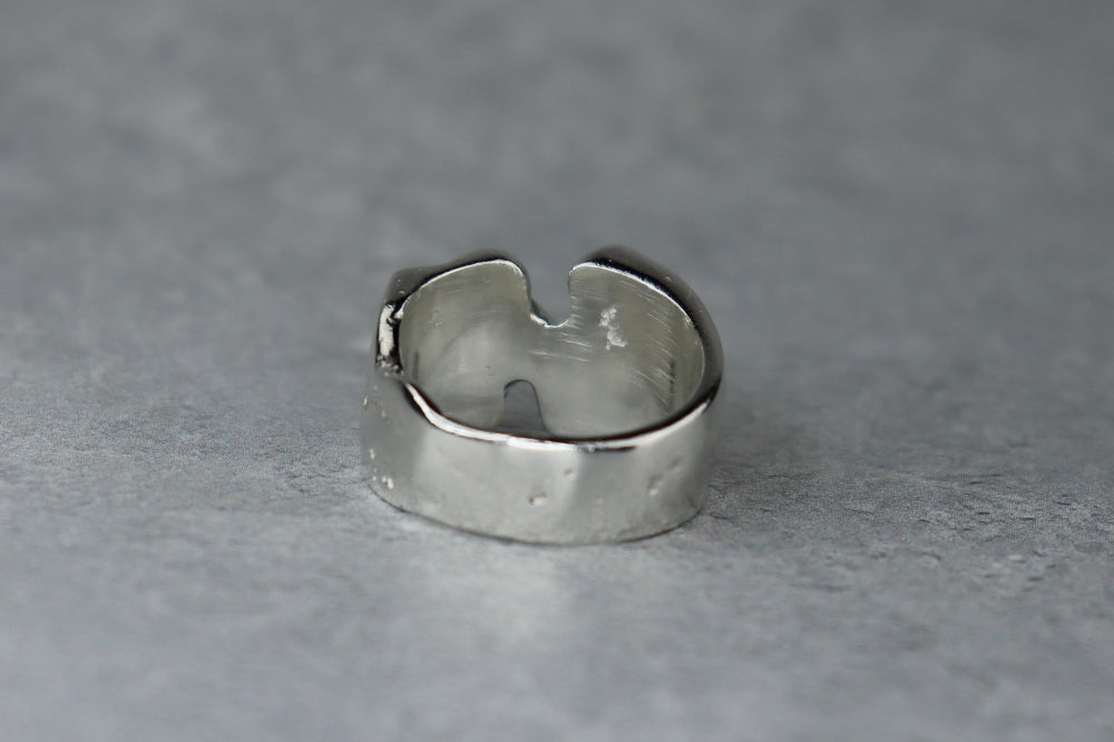 UK Size O/P Welsh Sea Glass Signet Ring