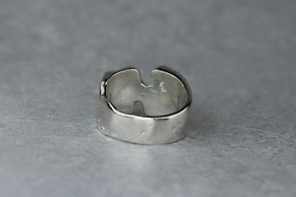 UK Size O/P Welsh Sea Glass Signet Ring