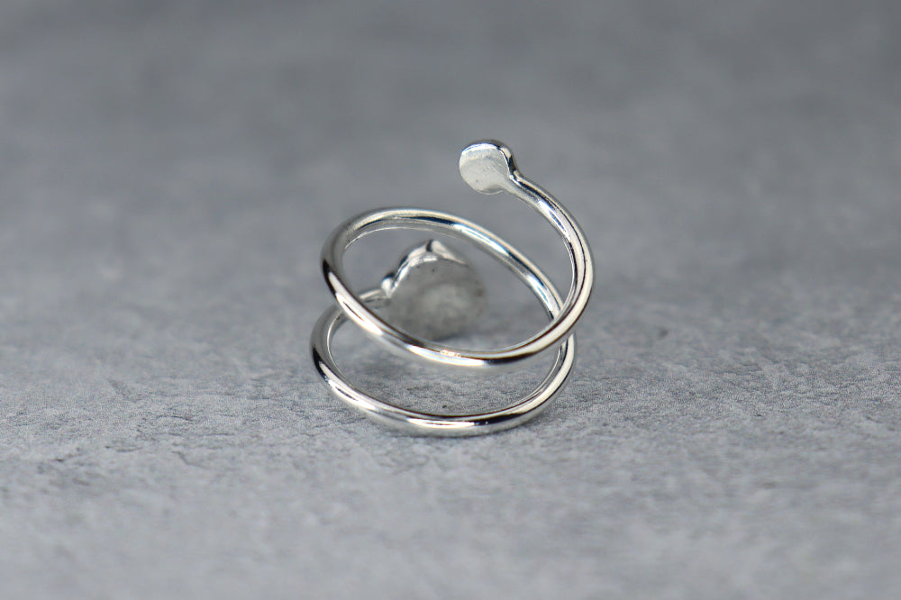 UK Size N/O Welsh Sea Glass Ring