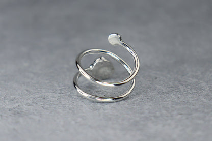 UK Size N/O Welsh Sea Glass Ring