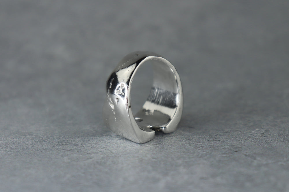 UK Size O/P Welsh Sea Glass Signet Ring