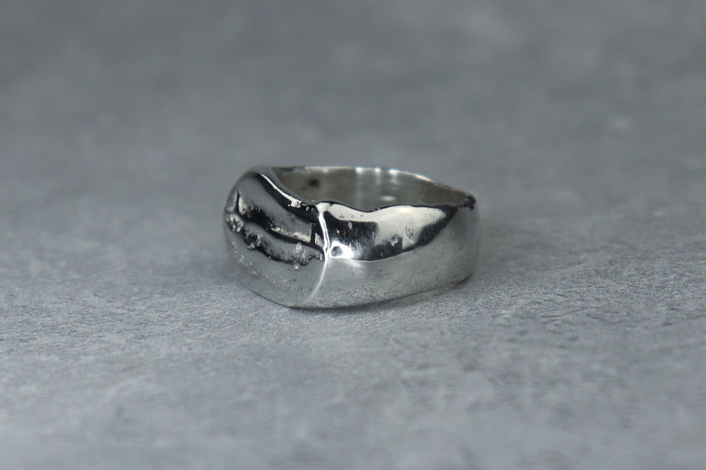 UK Size P/Q Welsh Signet Ring