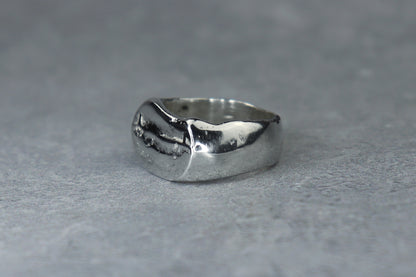 UK Size P/Q Welsh Signet Ring