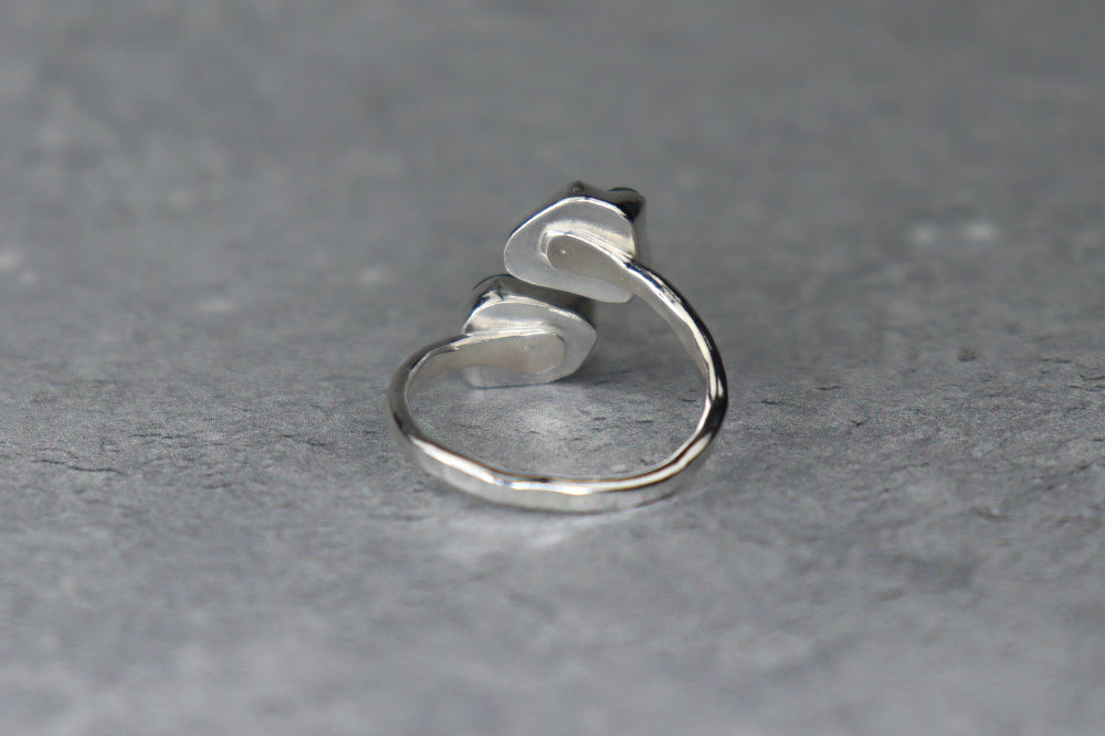 UK Size N Welsh Sea Glass Ring