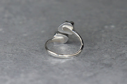 UK Size N Welsh Sea Glass Ring