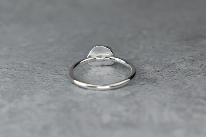 UK Size Q/R Welsh Sea Glass Ring