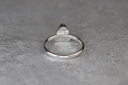 UK Size K/L Welsh Sea Glass Ring