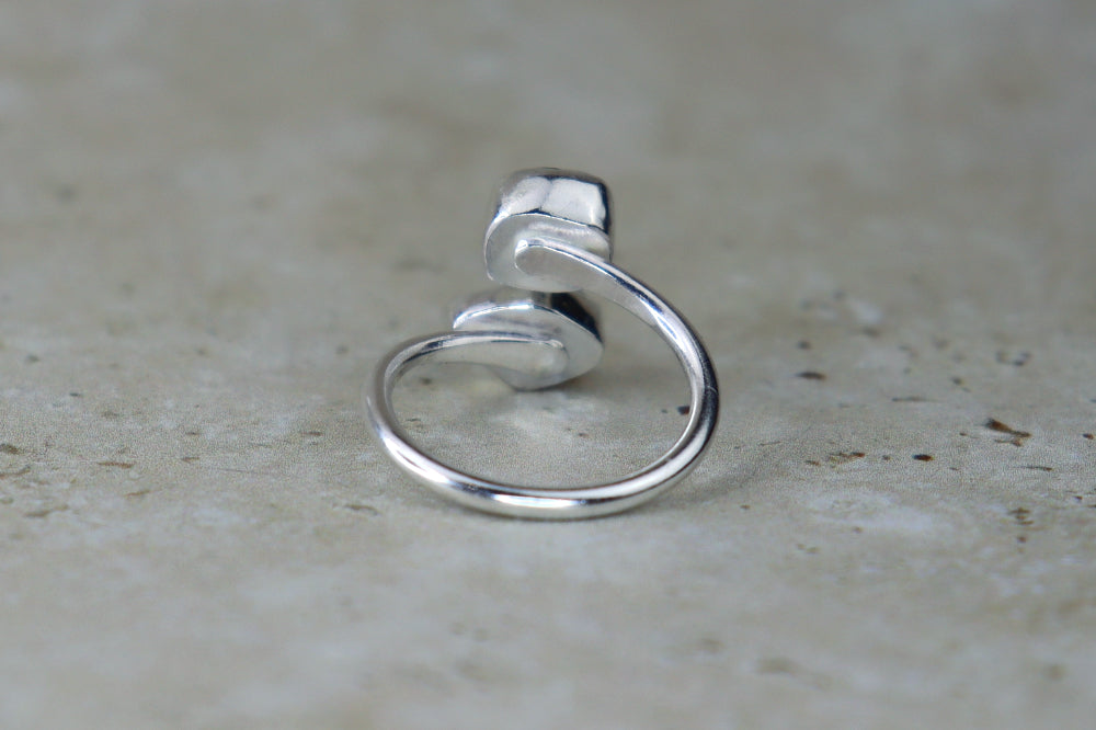 UK Size M Welsh Sea Glass Ring