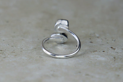 UK Size M Welsh Sea Glass Ring