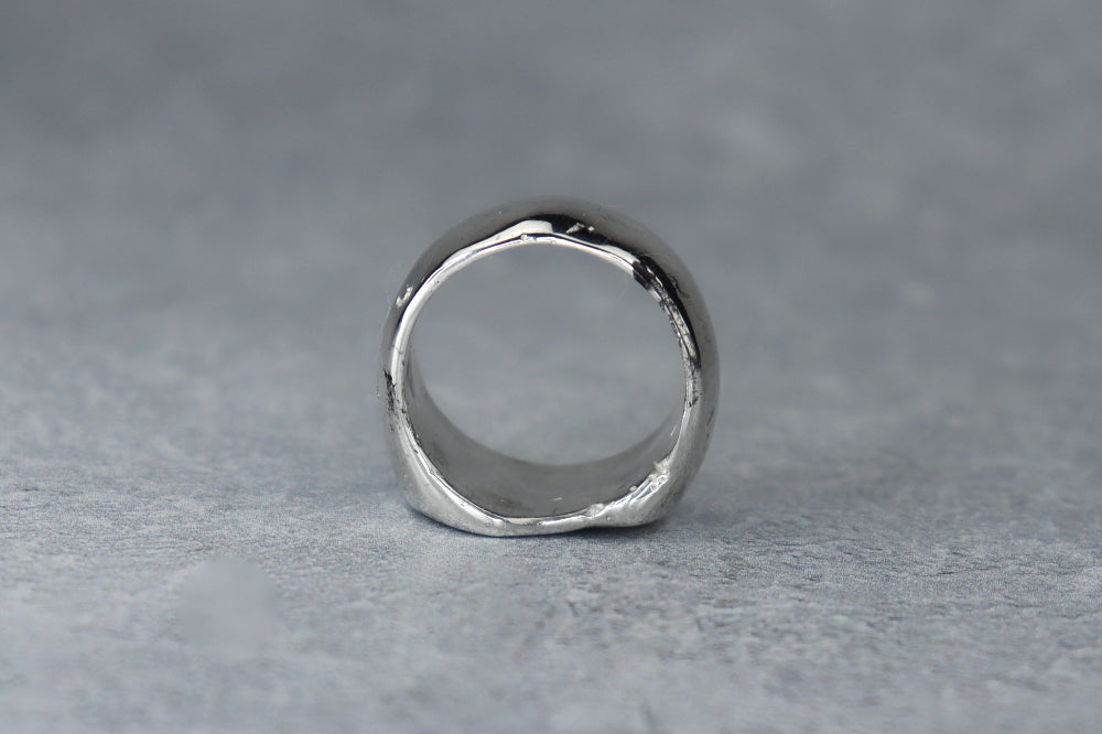 UK Size P/Q Welsh Signet Ring