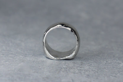 UK Size P/Q Welsh Signet Ring