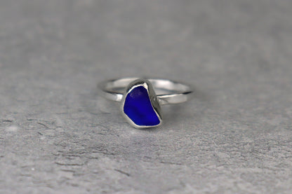 UK Size N/O Welsh Sea Glass Ring