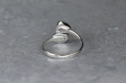 UK Size R Welsh Sea Glass Ring