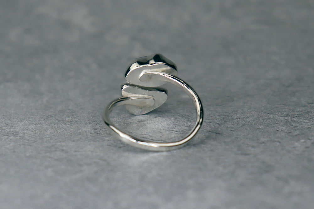 UK Size Q Welsh Sea Glass Ring