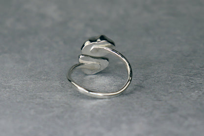 UK Size Q Welsh Sea Glass Ring