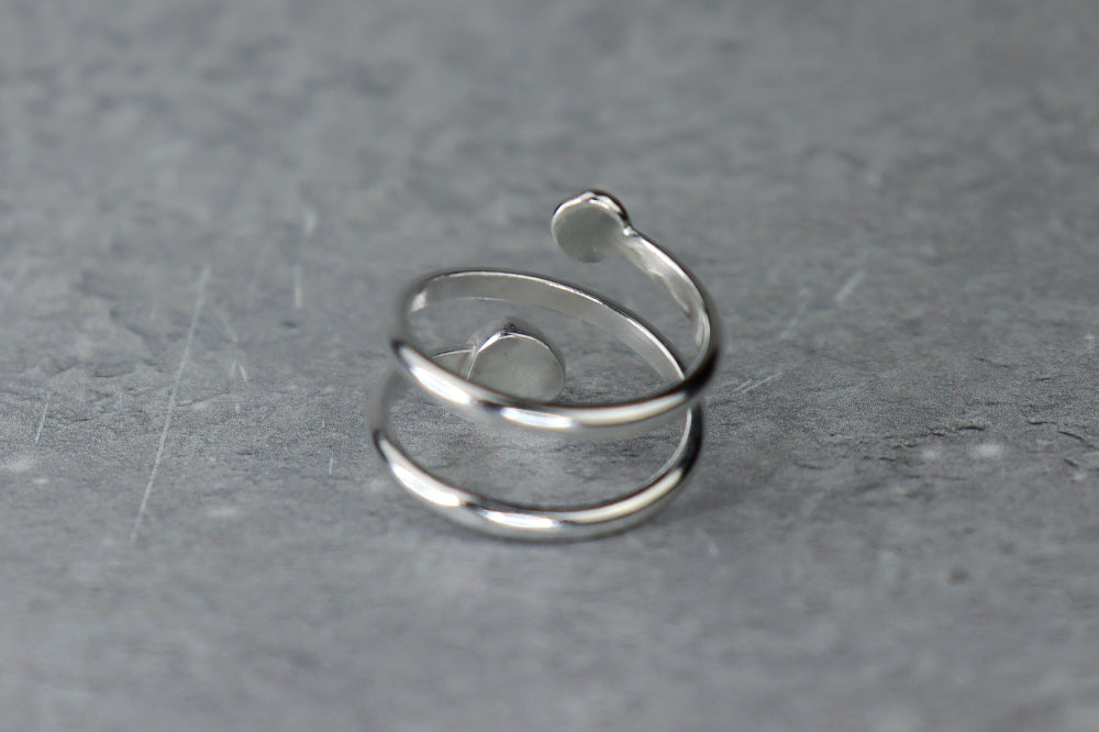 UK Size R/S Welsh Sea Glass Ring