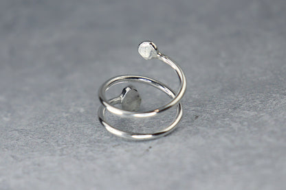 UK Size M/N Welsh Sea Glass Ring