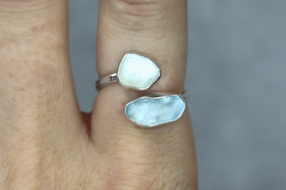 UK Size N/O Welsh Sea Glass Ring