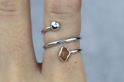 UK Size M/N Welsh Sea Glass Ring