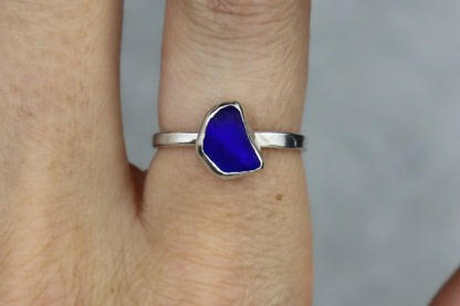 UK Size N/O Welsh Sea Glass Ring