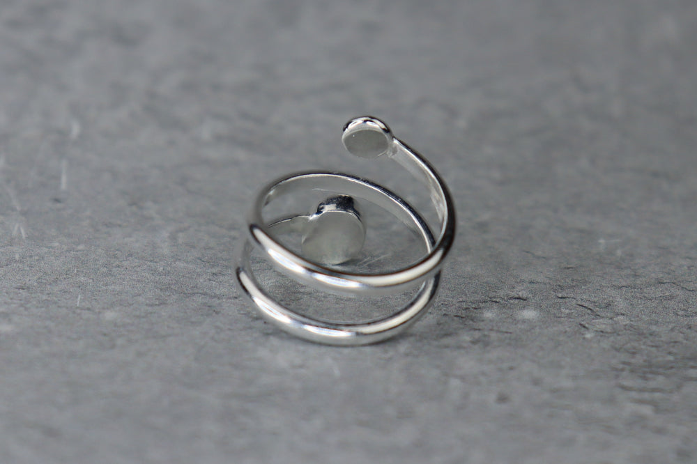 UK Size M/N Welsh Sea Glass Ring