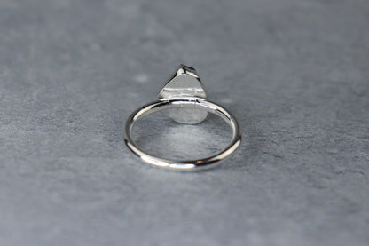 UK Size K Welsh Sea Glass Ring