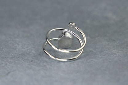 UK Size O/P Welsh Sea Glass Ring