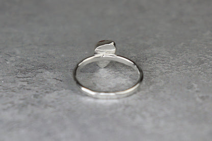 UK Size P Welsh Sea Glass Ring