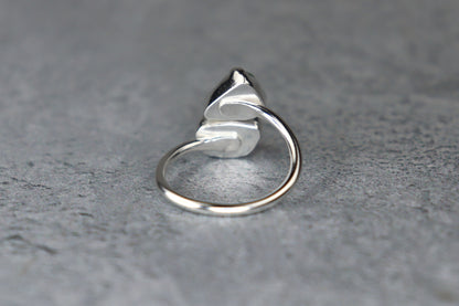 UK Size Q Welsh Sea Glass Ring