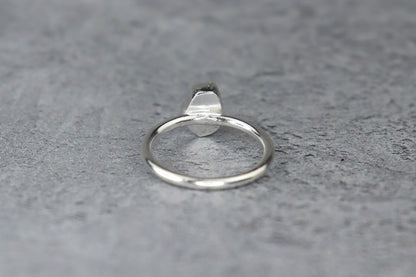 UK Size L/M Welsh Sea Glass Ring