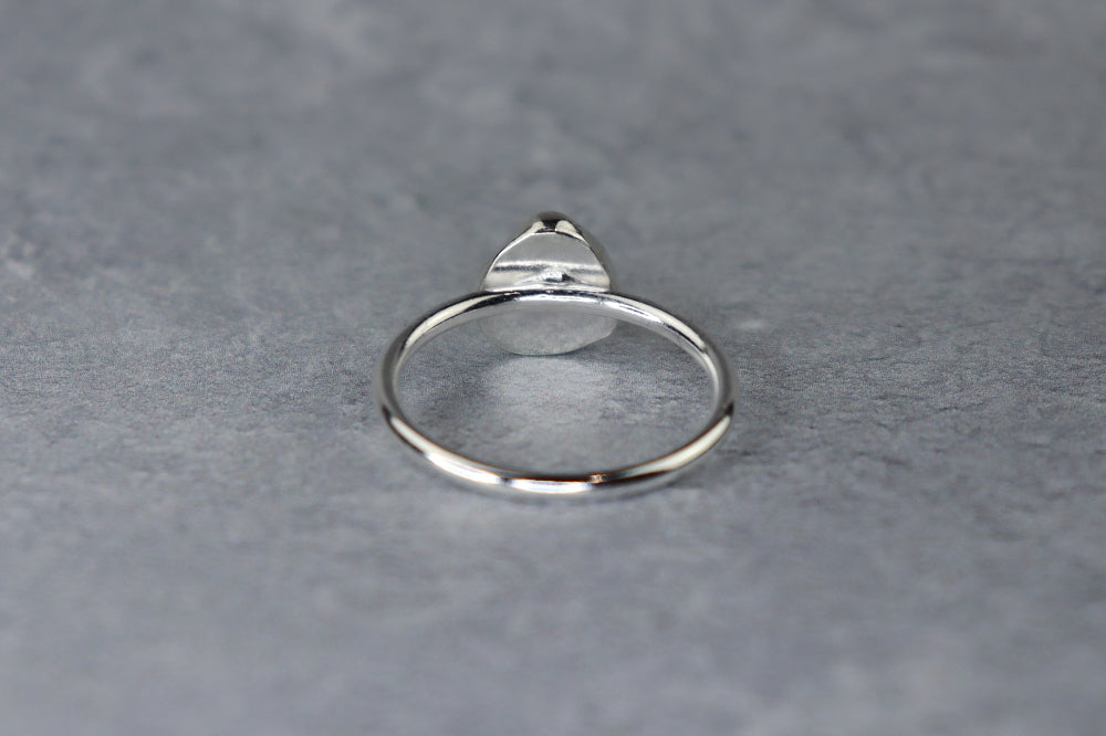UK Size T Welsh Sea Glass Ring