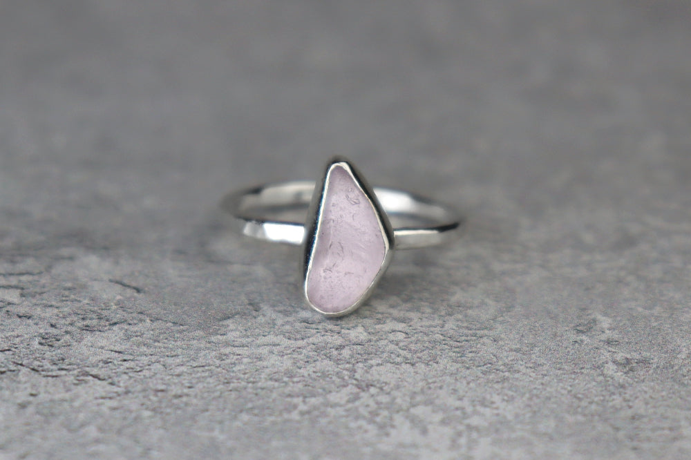 UK Size R/S Welsh Sea Glass Ring