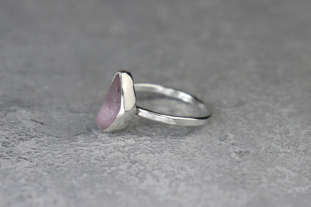 UK Size R/S Welsh Sea Glass Ring