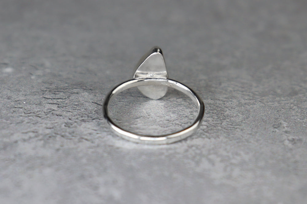 UK Size R/S Welsh Sea Glass Ring