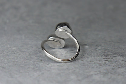 UK Size O/P Welsh Sea Glass Ring