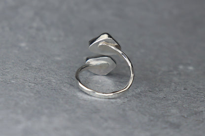 UK Size O Welsh Sea Glass Ring