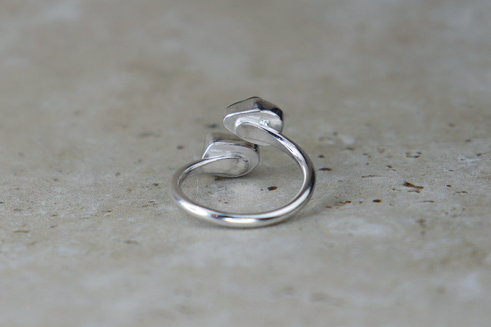 UK Size K Welsh Sea Glass Ring