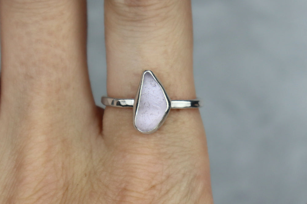 UK Size R/S Welsh Sea Glass Ring